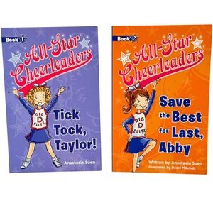 All-Star Cheerleaders Books 1 & 2 Anastasia Suen Kane Miller Paperback Set